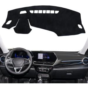 smabee Dashboard Cover for 2024 2025 2026 Chevy Trax Dash Mat Dashboard Pad Sunshade Dashmat Center Console Protector Cover Mat for Chevrolet Trax Accessories