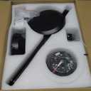 Fanbulous 46 Inch Flush Mount Ceiling Fan No Light with Remote,Black Modern Low Profile Ceiling Fan Without Light,6-Speeds,Quiet Reversible DC Motor,Indoor&Outdoor Ceiling Fans for Bedroom,Living Room