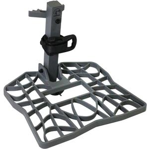 Aluminum Tree Saddle Hunting Platform Tree Saddle Hunting System for Tree Stand Hunting (16*15 Inch, Dark Gray)