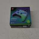 PDP Gaming REMATCH Enhanced Wired Gaming Controller: Licensed Xbox Series X|S Gamepad, Xbox One, PC, Mappable Back Buttons, Customizable Triggers, Audio Control, Companion App: Glitch Green/Blue