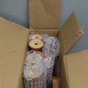 VASAGLE Coat Stand, Solid Wood Freestanding Coat Rack with 11 Hooks, Hall Tree for Bags, Purses, Hats, for Entryway, Hallway, Rubberwood, Caramel Brown URCR05WN