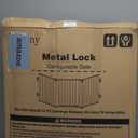 29.4-78" Extra Wide Baby Gate, Long Dog Gates Indoor for Doorways Stairs, Essential Large Safety Gate for Child Toddler with Anti-Trip Pedal, Adjustable Pet Gate, 28" Tall 3 Metal Panels Black