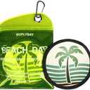 BOPLYBAY Natural Sand Remover Pouch for Beach | Aloe & Oat Powder, Talc-Free & Hypoallergenic | Waterless Cleaner for Feet, Swimsuits, Pets | Eco Travel Gift