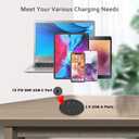 Kungfuking Desktop Power Grommet with PD 20W USB C,Recessed Power Outlets with 2 AC Plugs and 3 USB Charging Ports,Hidden Power Strip for Office Kitchen Cabinet Conference Room