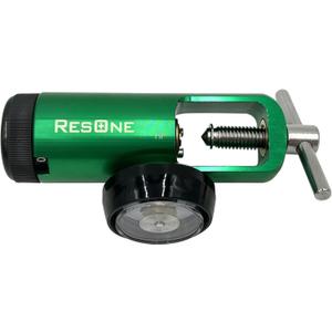 25LPM Oxygen Regulator CGA-870, Adjustable Flow 0-25 LPM - ASTM G175-03 - Aluminum/Brass, Max Inlet: 3000 PSI, Outlet: 50 PSI - Compact 1.38 inches X 4.65 inches