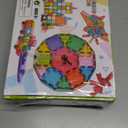 Jasonwell 100pcs Magnetic Tiles Building Blocks Set for Boys Girls Preschool Educational Magnet Construction Kit Stacking STEM Toys Christmas Birthday Gift for Kids Toddler 3 4 5 6 7 8 9 10 + Year Old