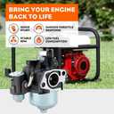 Hipa gx160 Carburetor for Honda gx200 Carburetor Rebuild Kit Predator 212cc Carb 5.5HP 6.5HP 196cc 163cc OHV Engine 69730 60363 69727 Pressure Washer Coleman CT200U Mini Bike 16100-ZH8-W61