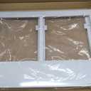 UPGRADED WR17X11662 Vegetable Pan Cover Frame (no glass) Compatible with GE, Hotpoint Refrigerator, WR17X11661 Refrigerator Drawer Cover replace 1092139, AP3796326, EAP964313 Crisper Cover Frame