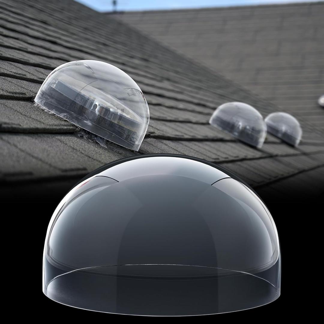 14 x 14 x 7 Inch Skylight Replacement Dome, Polycarbonate Cover Only for Existing Skylight Base, UV Resistant Roof Dome, Not Full Rooflight