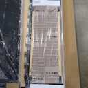 VECELO Queen Bed Frame with Upholstered Wingback Headboard, Heavy-Duty Platform Bedframe with Charging Station & Side Pockets, No Box Spring Needed, Beige