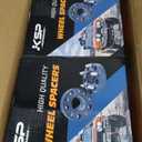 KSP 5X4.5 Wheel Spacers for Mustang Explorer, 1 inch 5x114.3mm Tire Spacers Adapters 25mm Thick 70.5mm Hub Bore with M14x1.5 Thread Pitch Fit for 2015-2024 Mustang GT500 GT350 Mach 1 Black 4PCS