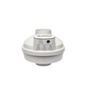 Festa AMG Maverick Radon Fan - Quiet and Energy Efficient 260 CFM Radon Mitigation System Inline Duct Fan - 4" Electric Inline - Made with Sturdy Glass Reinforced Poly-Resin White
