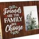 NGAEAK Friendship Gifts For Women Best Friends, Rustic Soul Sister Wood Picture Frame, Sister Photo Frame, Bestie Gifts, Sister Gifts for Birthady Christmas Graduation, Display Photo 4 x 6 Inch