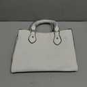 CHICAROUSAL Crossbody Purses and Handbags for Women PU Leather Tote Top Handle Satchel Shoulder Bags (CB White)