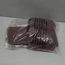 Genina Seat Covers for Dining Room Chair Seat Slipcovers Kitchen Chair Covers (Chocolate, 4 Pcs)