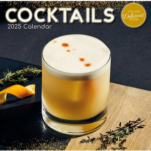 Cocktails 2025 - 16 Month Calendar: Original The Gifted Stationery Co. Ltd [Multilingual] [Calendar] (Wall Calendar)
