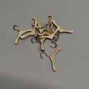 iplusmile 10pcs Wooden Doll Hangers, 2.95 Inch Mini Clothes Hangers for Doll Closet, Dollhouse Wardrobe Accessories, Clothing Storage and Display (7.5CM - 10 Pack)