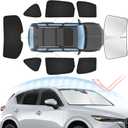 Sunsdrew 8PCS Full Rear&Side Window Sun Shade for Mazda CX-5 2017-2026|Foldable Privacy Protector|Blocks UV Rays&Heat|CX5 Interior Accessories