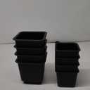 Home It Adjustable Bed Risers - Elevation in 3, 5 or 8 Inch - Heavy Duty Stackable Furniture Risers Supports 1,300 lbs - for Under-Bed Storage, College Dorms, Table and Couch, 4 Pack Bed Lifts Black