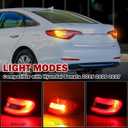 Tail Light Comaptible with Hyundai Sonata 2015 2016 2017 Replaces 92401C2000 HY2804129 (Left Driver Side)