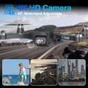 Drones with Camera for Adults 4K, GPS Drone with 4.5 LCD Screen Controller Follow Me Auto Return 5G Long Range Transmission Foldable FPV Drone for Beginners Under 249g