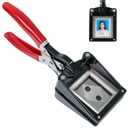 Passport Photo Cutter,35 x 45 mm Picture Cutter Machine,Handheld Paper Die Cutter Punch for ID Cards