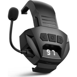 Qozybuds Wireless Bluetooth 5.4 Adapter for Walker's Earmuffs, Portable Receiver for Walker's Razor Slim, Hands-Free Calling