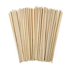 150 Pcs Wooden Dowel Rods - 1/8 x 12 Inch Wooden Sticks for Crafts Unfinished Natural