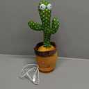 Rechargeable Dancing Talking Cactus Toy for Baby Toddler, Volume Adjustable, Singing, Mimicking, Repeating, Baby Toys for Girls Boys, Birthday Gifts