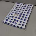 TNUW Boho Abstract Blue Polka Dot Kitchen Towels 16x24In Set of 2, Polka Dot Dish Towels, Deep Blue and White Decorative Hand Towels, Modern Navy Blue Hand Towels for Kitchen Bathroom Decor