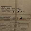 51'' Extra Tall Cat Gate for Doorways 30-40.9'' Wide, Climb Proof Pet Dog Gates for Kitten Dogs, Pressure Mounted No Drilling Cats Fence Barrier White