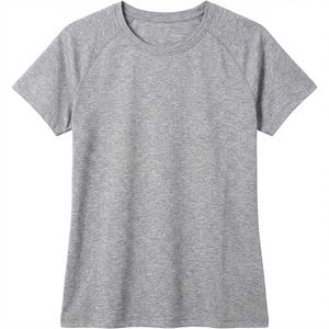 Dwnval Womens Basic Summer Short Sleeve Crewneck T Shirt Raglan Ribbed Knitted Slim Fit Casual Going Out Tops Medium, Heather Gray 