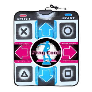 OSTENT USB NonSlip Dancing Step Dance Mat Pad Blanket for PC Laptop Computer Video Game