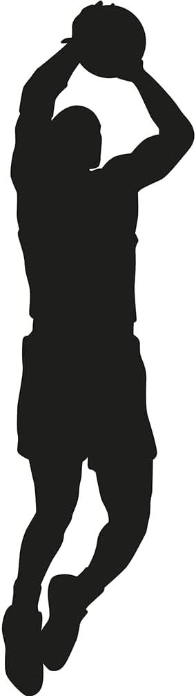 SP12493 Basketball Player Shooting Hoops Silhouette Cardboard Cutout Standee Standup