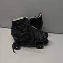 jessie Outdoor Roller Skates Women Adult with Light Up Wheels Black Quad Skating for Men Youth Boys Girls (43-US:10)