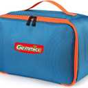 Gemmicc Toy Carry Case,Magnetic Tiles Storage Bag, Water Resistant Oxford Cloth Organizer, Box Storage Bin for Playroom, Classroom,Home Organization(Blue)