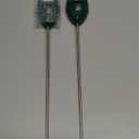 XLUX Long Probe Deep Use Soil Moisture Meter Sensor, Water Monitor Indicator, Hygrometer for Outdoor Indoor Large Pot Plants, Flower, Gardening, Farming, 2 Pack