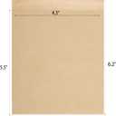 200 Pcs Kraft Paper Cookies Bags - Unbleached Small Paper Bakery Bags for Treats, Baked Snacks, Pastry, Bread (4.7x6.3 Inch)