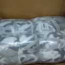 Sekafris Chunky Jumbo Chenille Yarn White-Grey 10 Pack