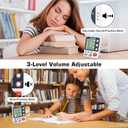 Digital Dual Kitchen Timmers 3 Channels Count UP/Down Timer Cooking Timers Large Display Triple Timmer Magnetic Stopwatch Timer-timers for Classroom Kid Adjustable Volume Loud Alarm(Battery Included)