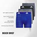 adidas Youth Microfiber Boxer Brief (Multipack) Athletic Underwear for Kids Boys (M)
