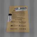 (2 Pack) Screen Protector for Samsung Galaxy Tab A 8.0 inch (SM-T387 Model) Tempered Glass9H Hardness Anti ScratchBubble FreeCase Friendly Easy Installation