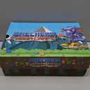 Skechers Unisex-Child Mega-Craft 2.0 (3.5 Big Kid, Black/Blue/Lime)