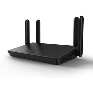 KKH 2.4ghz WiFi Router, Portable Travel Easy Setup Wireless Internet Network Pocket-Sized Long Range Wi-Fi Routers, High Speed up to 300mbps for Hotel Home Smart TV PC Computer Phone Gaming