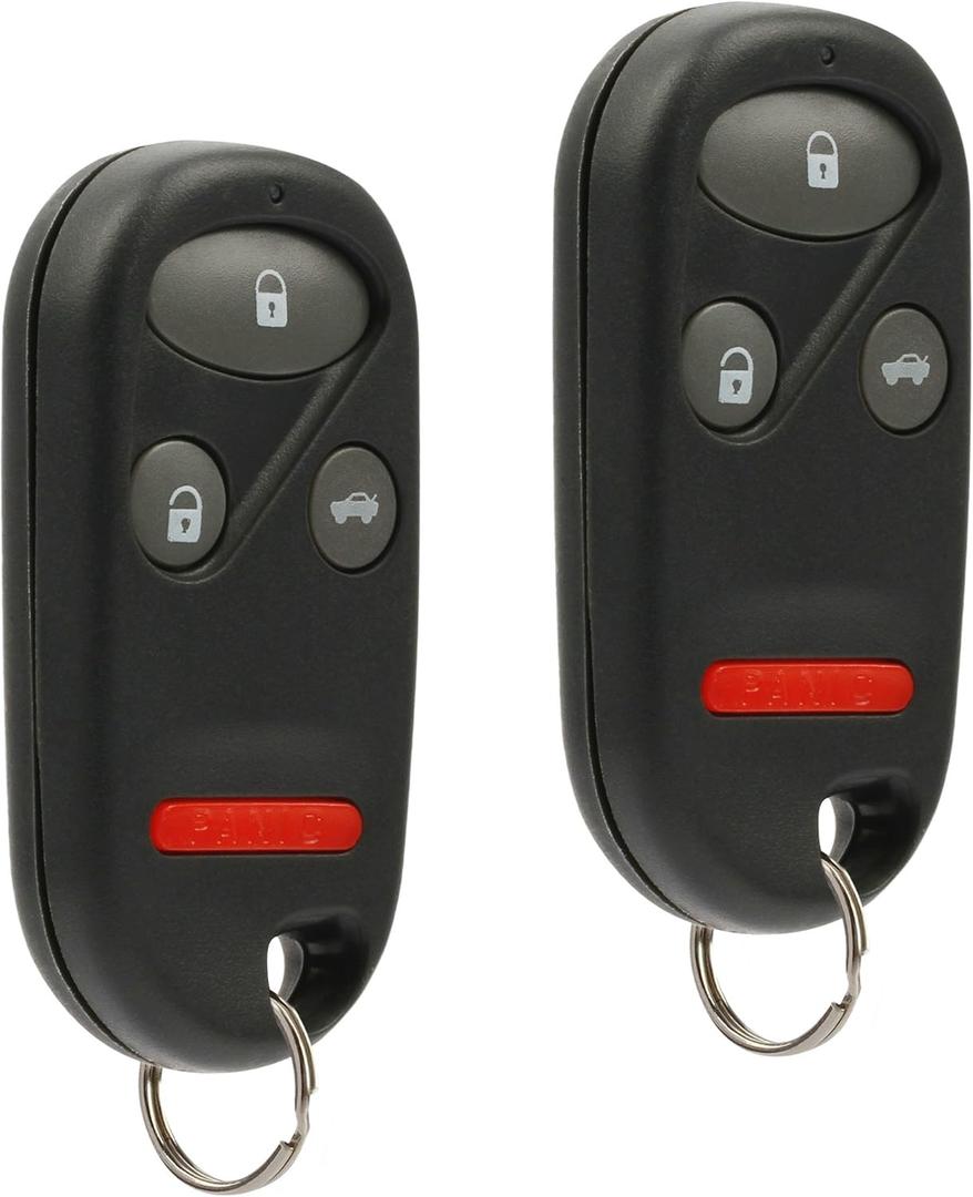 Key Fob Remote fits Honda Accord / Acura TL 1998 1999 2000 2001 2002 (KOBUTAH2T), Set of 2