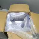 128 oz Clear Wave Square Bowls, 25 Packs