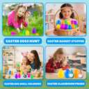 Easter 12 Pcs Party Supplies Easter Gnome Dwarf Figurines Plush Mini Dwarf Hunting Egg Figures for Gifts