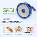 Neosmuk Magnetic Hooks, Cruise Ship Essentials, 120lb+ Heavy Duty Magnetic Hooks for Cruise Cabins, Refrigerator, Grill, Hanging, and Travel | Extra Strong Must-Haves Magnet Hook,Navyblue