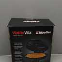 Mueller Heart 5 Waffle Maker, Waffle Iron, Adjustable Browning Control & Nonstick, Cool Touch Handle, Easy to Clean, Small Kitchen Appliances
