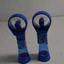 O2COOL 2 Pack Elite Battery Powered Handheld Water Misting Fans (Blue)
